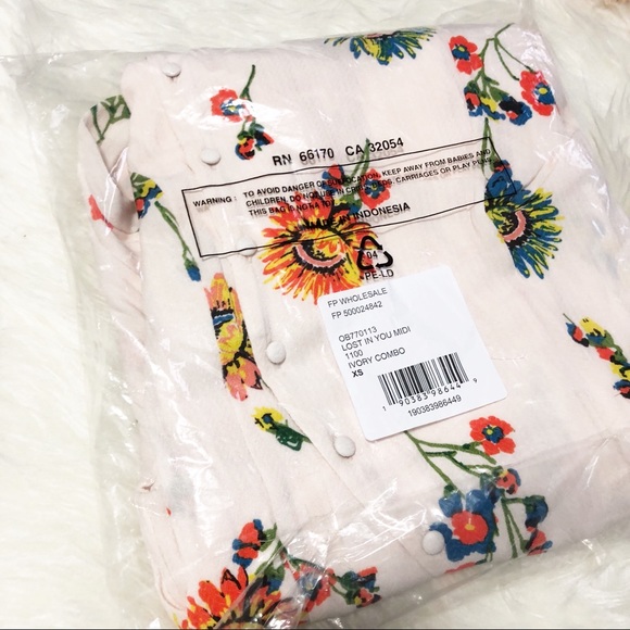 Free People Lost in Your Midi Dress - Picture 7 of 8